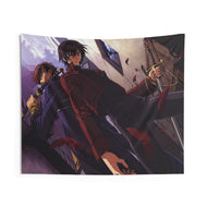Code Geass Lelouch Lamperouge, Suzaku Kururugi Indoor Wall Tapestry