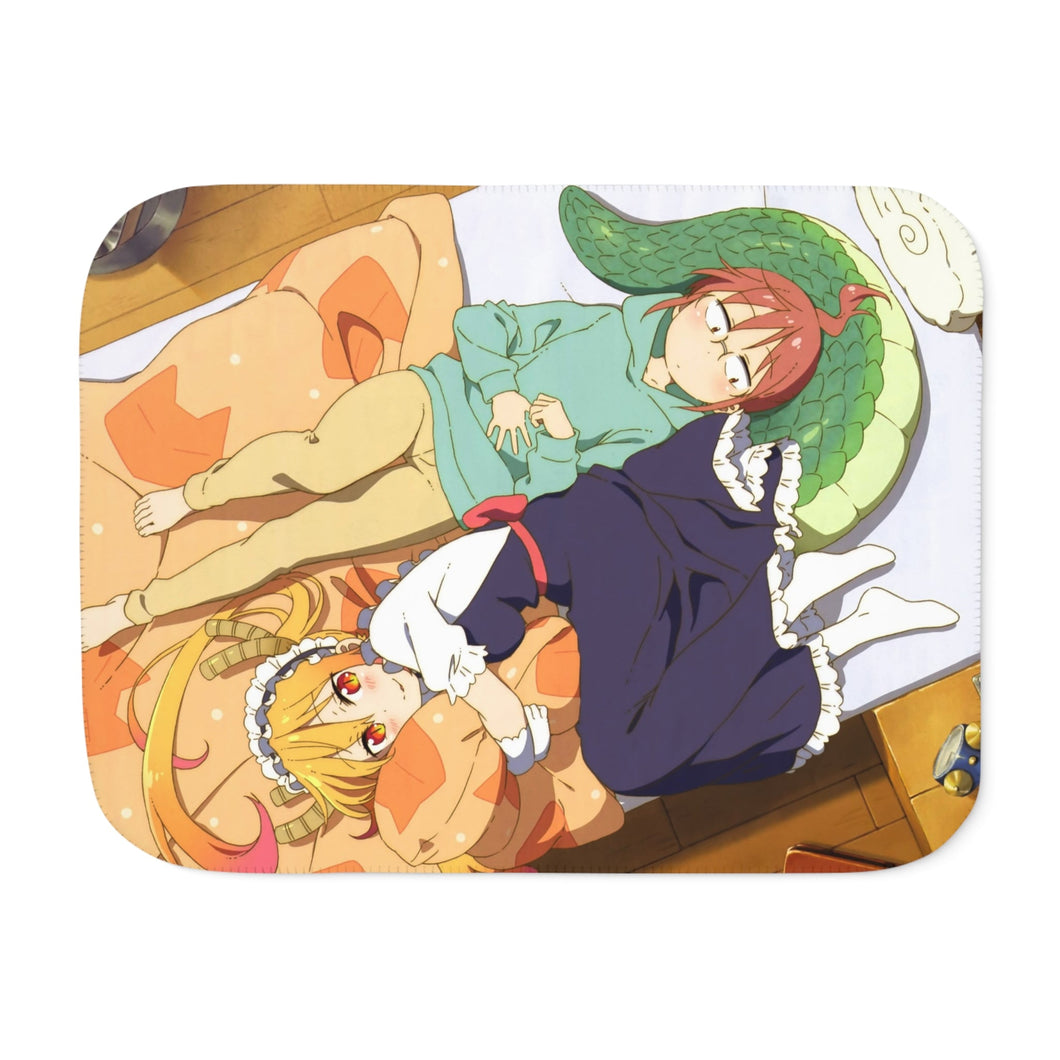 Miss Kobayashi's Dragon Maid Kobayashi, Kobayashi San Chi No Maid Dragon, Tohru Sherpa Blanket