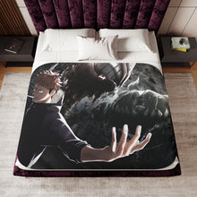 Load image into Gallery viewer, Yuji Itadori Sherpa Blanket
