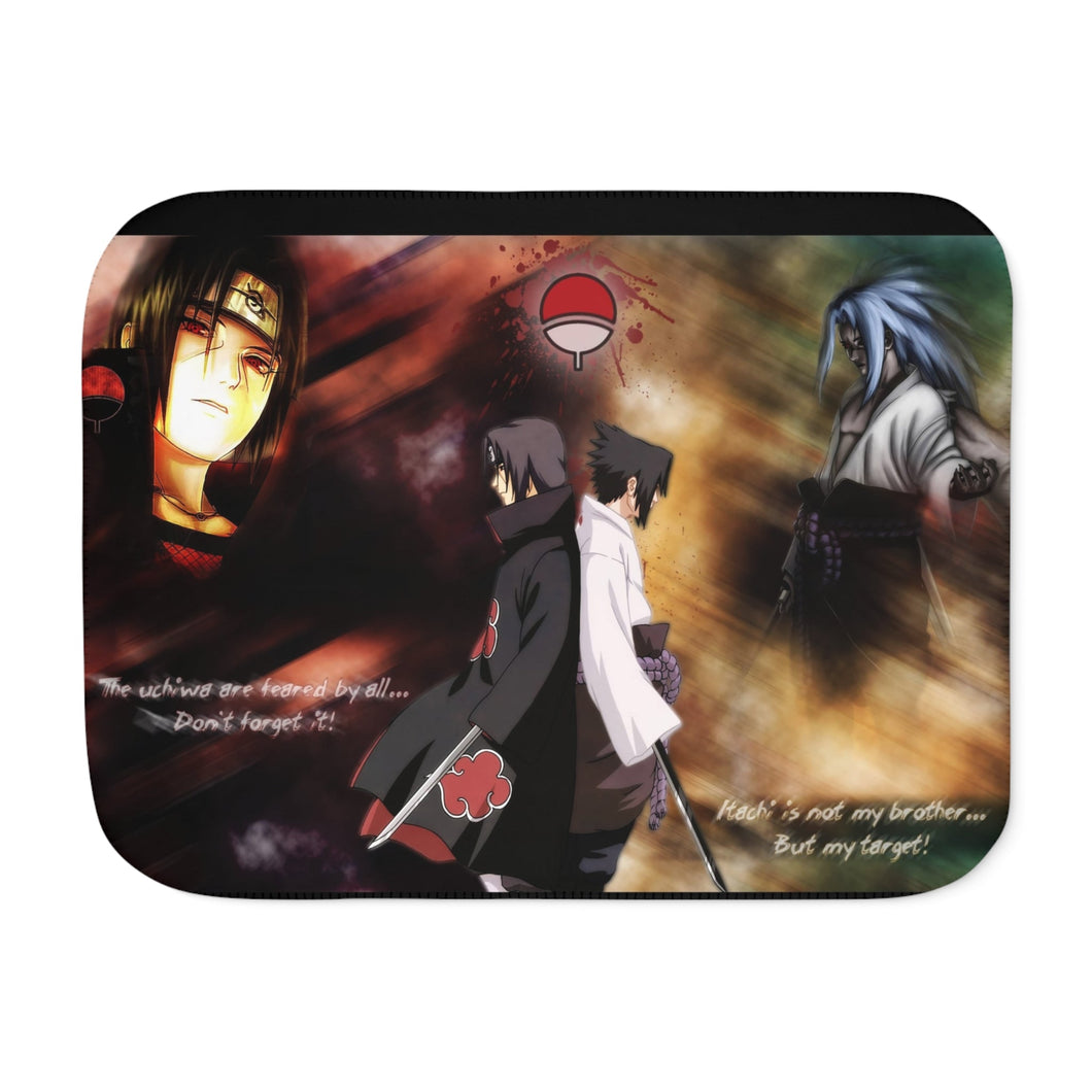 Sasuke and Itachi Sherpa Blanket