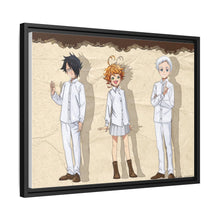 Load image into Gallery viewer, The Promised Neverland Ray, Norman, Emma Canvas Framed Art Print
