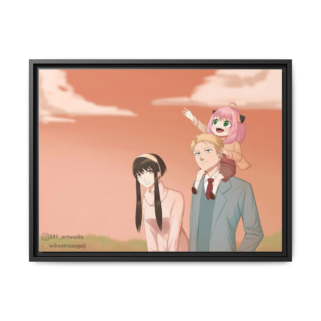 Anime Spy x Family Canvas Framed Art Print