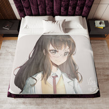Load image into Gallery viewer, Rascal Does Not Dream Of Bunny Girl Senpai Sherpa Blanket
