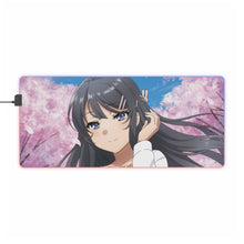 Load image into Gallery viewer, Rascal Does Not Dream of Bunny Girl Senpai RGB LED Mouse Pad (Desk Mat)
