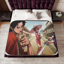 Load image into Gallery viewer, Anime Samurai Champloo Sherpa Blanket
