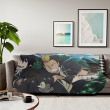 Load image into Gallery viewer, Blue Exorcist Sherpa Blanket
