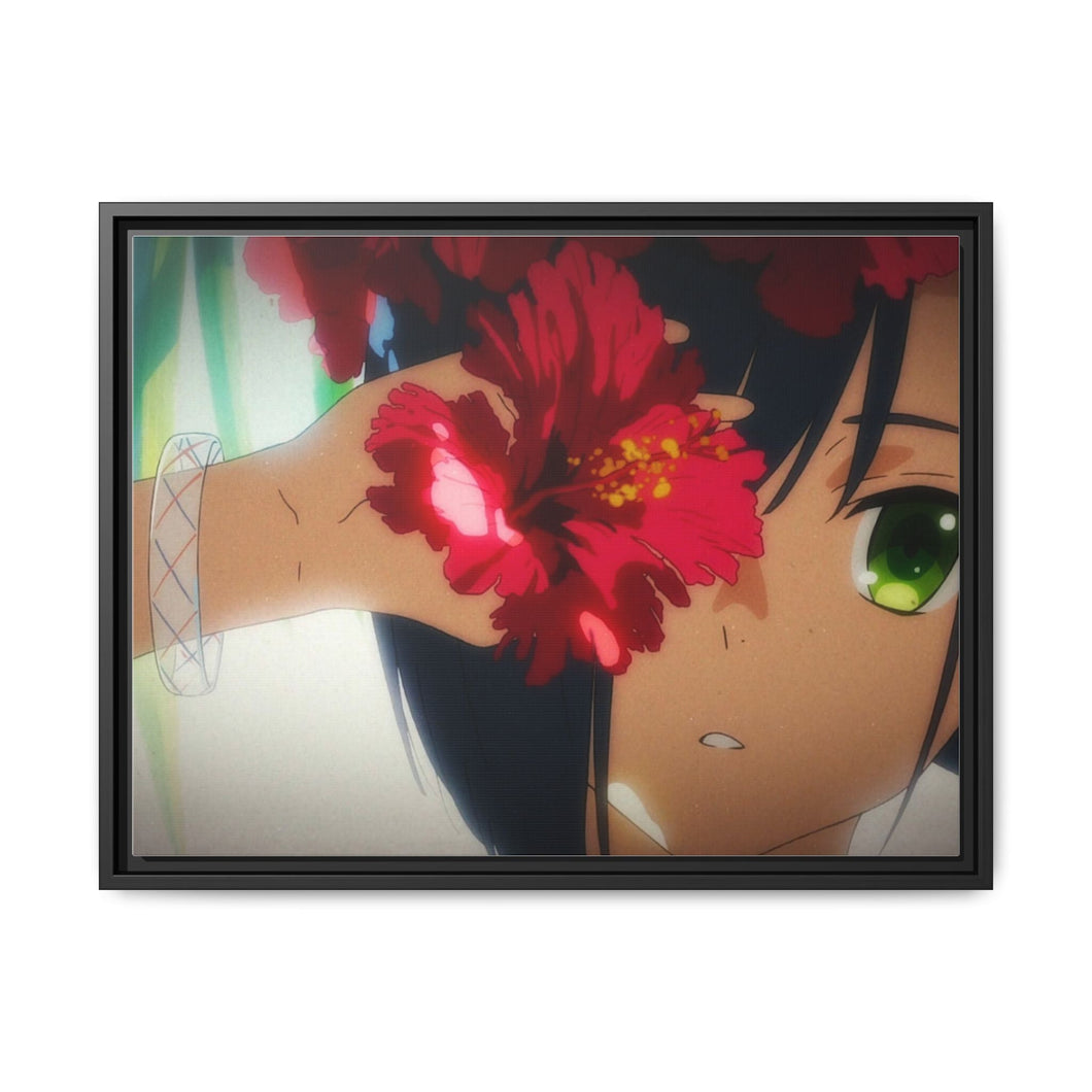 Tropical Ichigo Canvas Framed Art Print