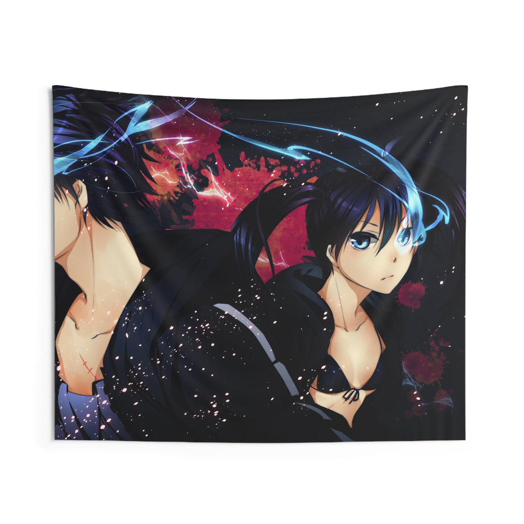 Black Rock Shooter Indoor Wall Tapestry