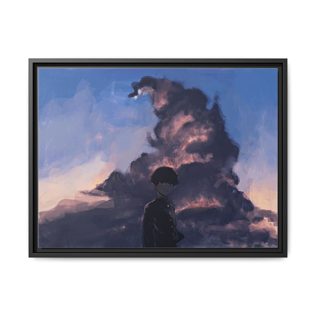 Mob Psycho 100 Shigeo Kageyama Canvas Framed Art Print