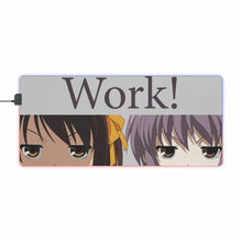 Load image into Gallery viewer, The Melancholy Of Haruhi Suzumiya RGB LED Mouse Pad (Desk Mat)
