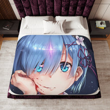 Load image into Gallery viewer, Anime Re:ZERO -Starting Life in Another World- Sherpa Blanket
