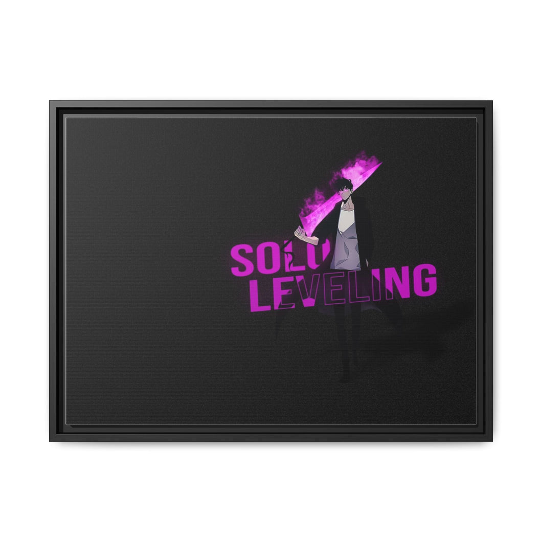 Solo Leveling Canvas Framed Art Print