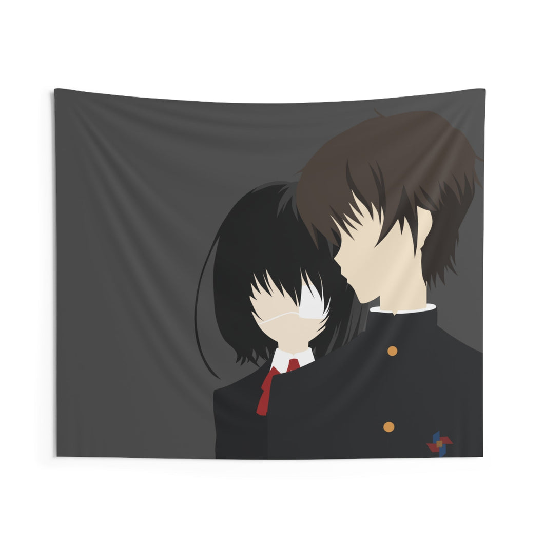 Another Mei Misaki, Kouichi Sakakibara Indoor Wall Tapestry
