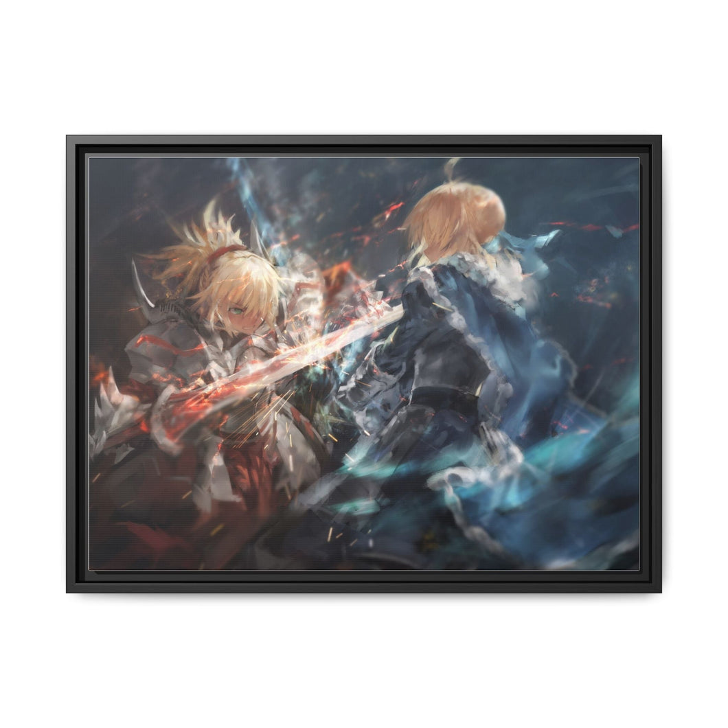 Saber Canvas Framed Art Print