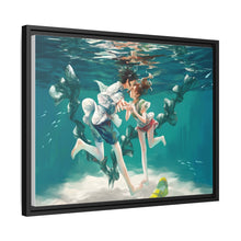Load image into Gallery viewer, Anime Spirited Away Canvas Framed Art Print

