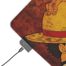 Load image into Gallery viewer, One Piece Monkey D. Luffy RGB LED Mouse Pad (Desk Mat)
