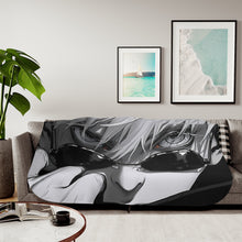Load image into Gallery viewer, Epic Gojo Satoru Manga Sherpa Blanket
