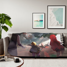 Load image into Gallery viewer, Mushoku Tensei: Jobless Reincarnation Rudeus Greyrat, Eris Boreas Greyrat Sherpa Blanket
