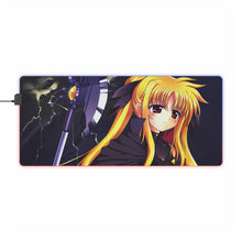 Load image into Gallery viewer, Magical Girl Lyrical Nanoha RGB LED Mouse Pad (Desk Mat)
