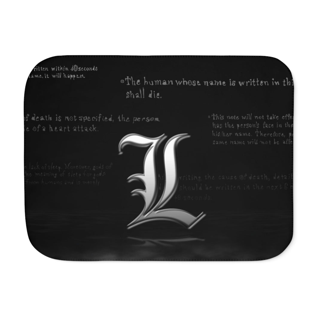 Anime Death Note Sherpa Blanket
