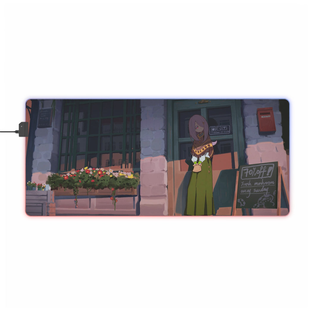 Little Witch Academia Sucy Manbavaran, Computer Keyboard Pad RGB LED Mouse Pad (Desk Mat)