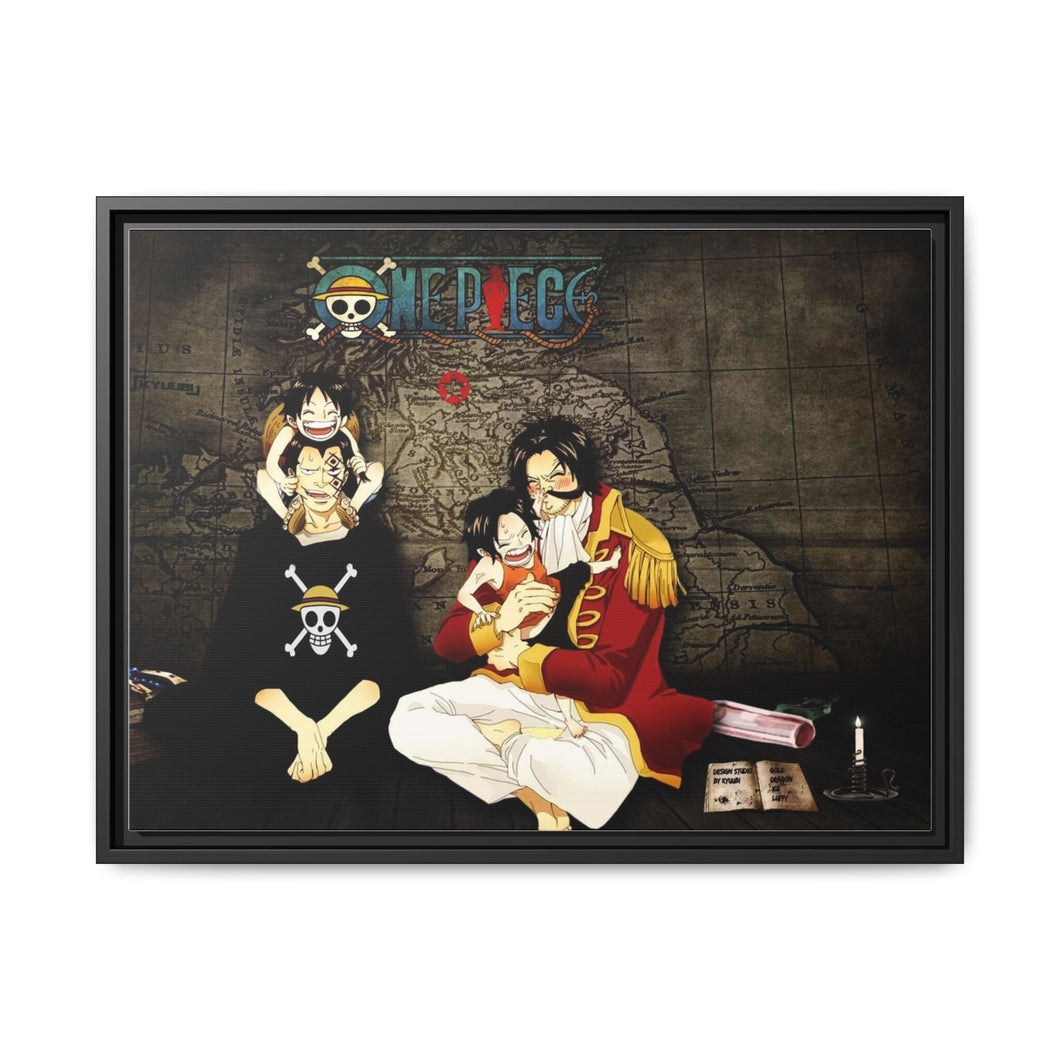 Anime One Piece Canvas Framed Art Print