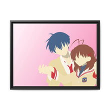 Load image into Gallery viewer, Clannad Tomoya Okazaki, Nagisa Furukawa Canvas Framed Art Print
