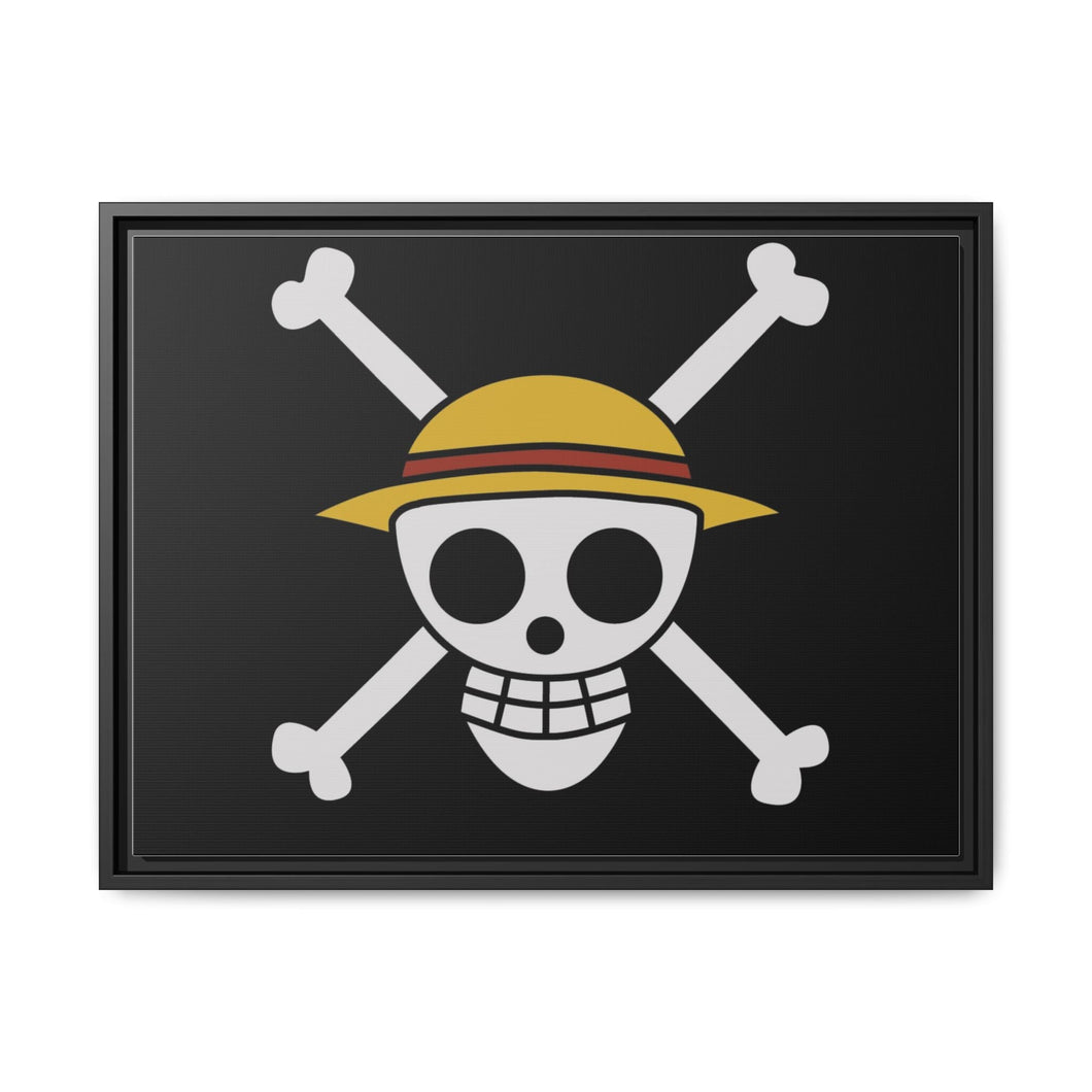 Anime One Piecer Canvas Framed Art Print