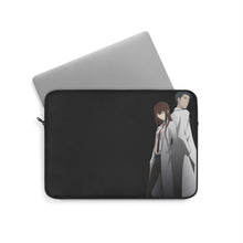 Load image into Gallery viewer, Makise Kurisu &amp; Rintarou Kyouma Laptop Sleeve
