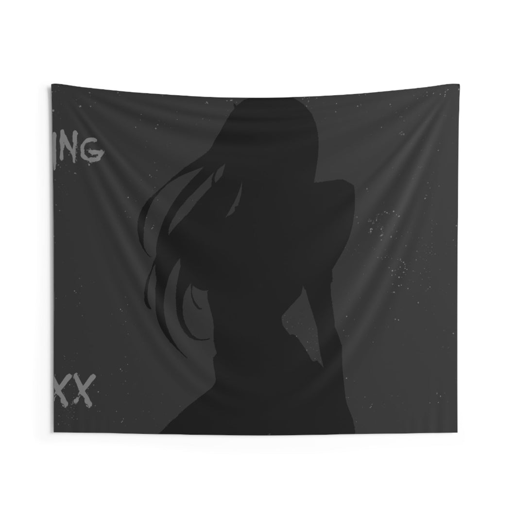 ZeroTwo Black/Grey Indoor Wall Tapestry