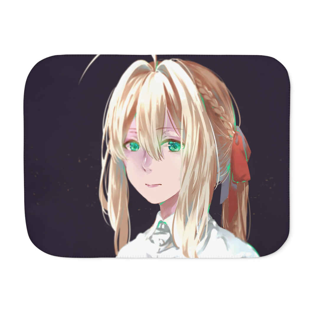 Violet Evergarden Sherpa Blanket