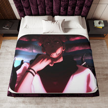 Load image into Gallery viewer, You dare touch my soul? - Ryomen Sukuna Sherpa Blanket

