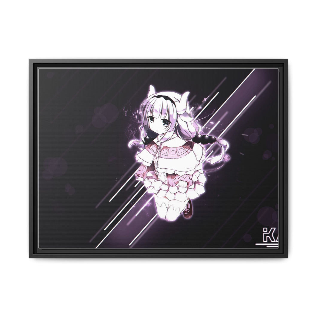 Anime Miss Kobayashi's Dragon Maid Canvas Framed Art Print