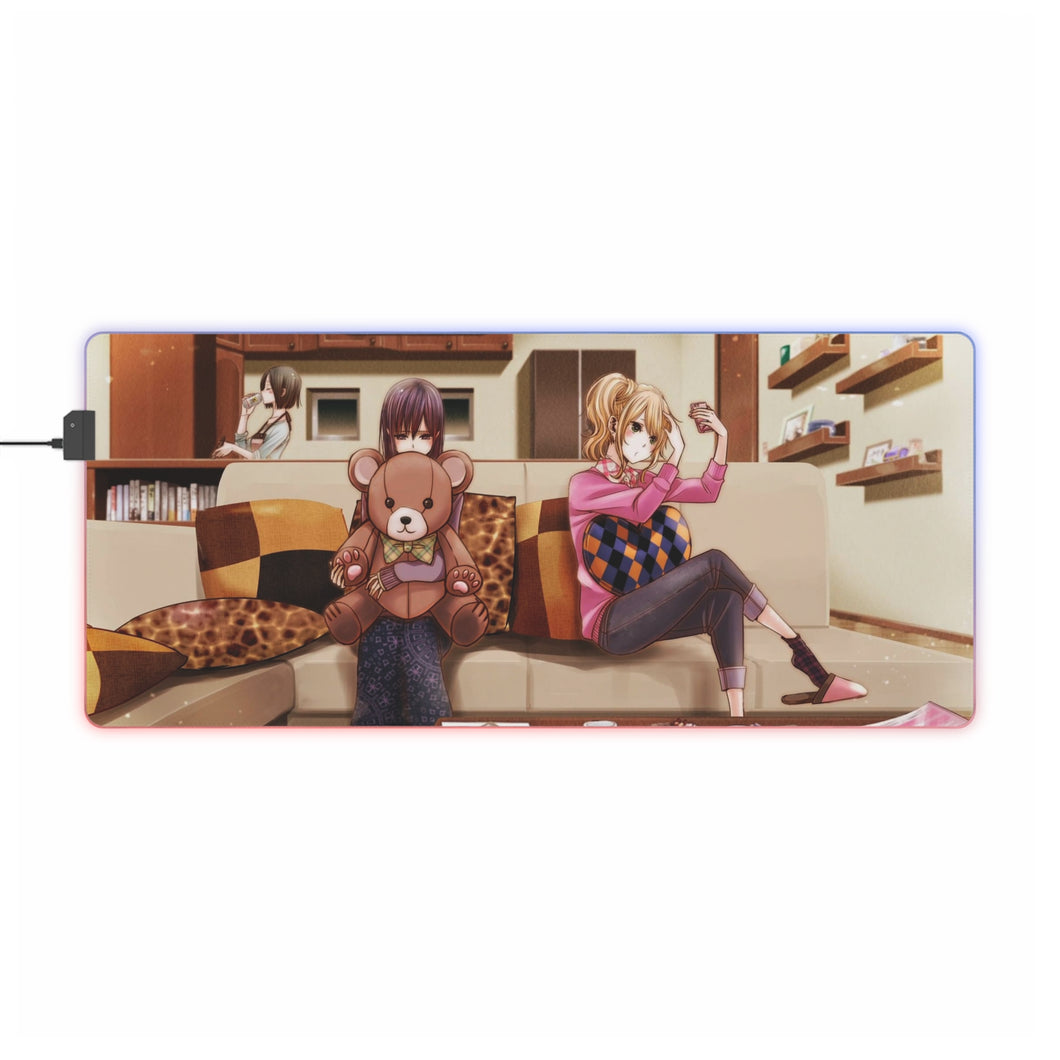 Citrus Yuzu Aihara, Mei Aihara, Ume Aihara RGB LED Mouse Pad (Desk Mat)