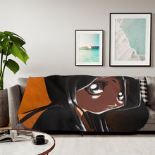 Load image into Gallery viewer, Rukia Kuchiki Sherpa Blanket
