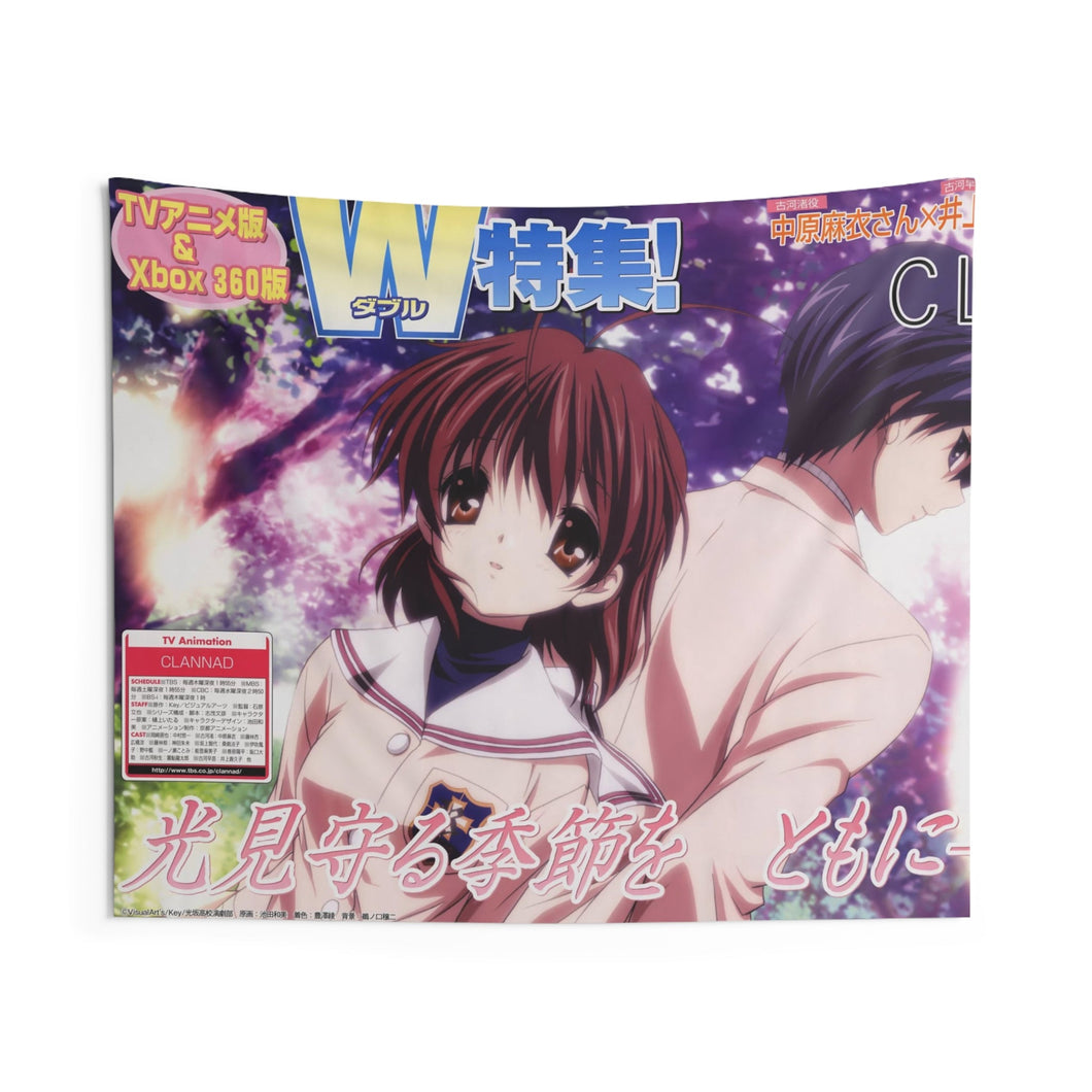 Clannad Tomoya Okazaki, Nagisa Furukawa Indoor Wall Tapestry