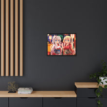 Load image into Gallery viewer, Nao Tomori  and Yusa Nishimori in yukata Canvas Framed Art Print
