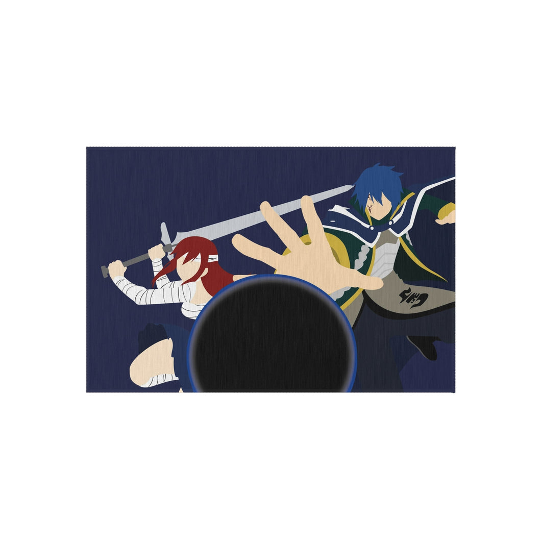 Fairy Tail Erza Scarlet, Jellal Fernandes Rug