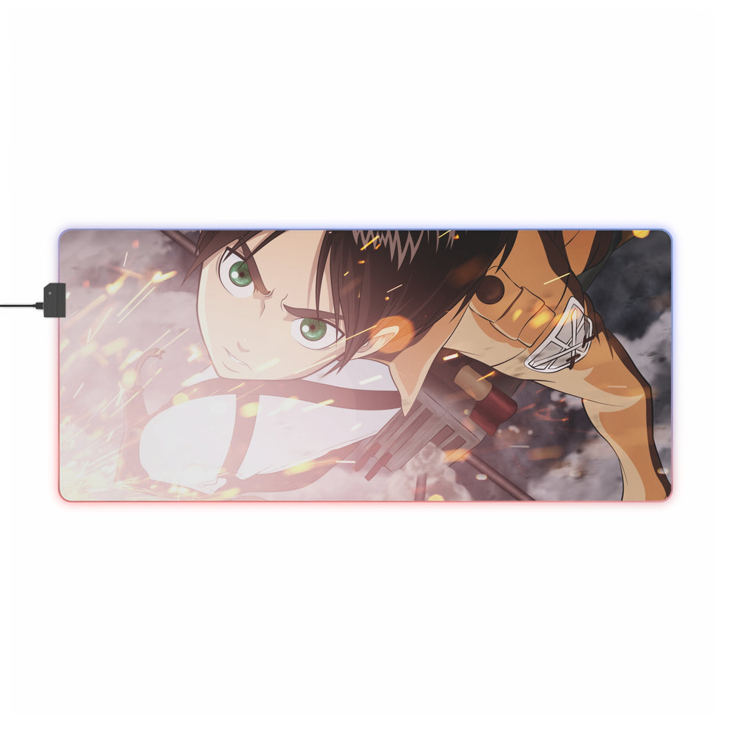 Anime Attack On Titan RGB LED Mouse Pad (Desk Mat)