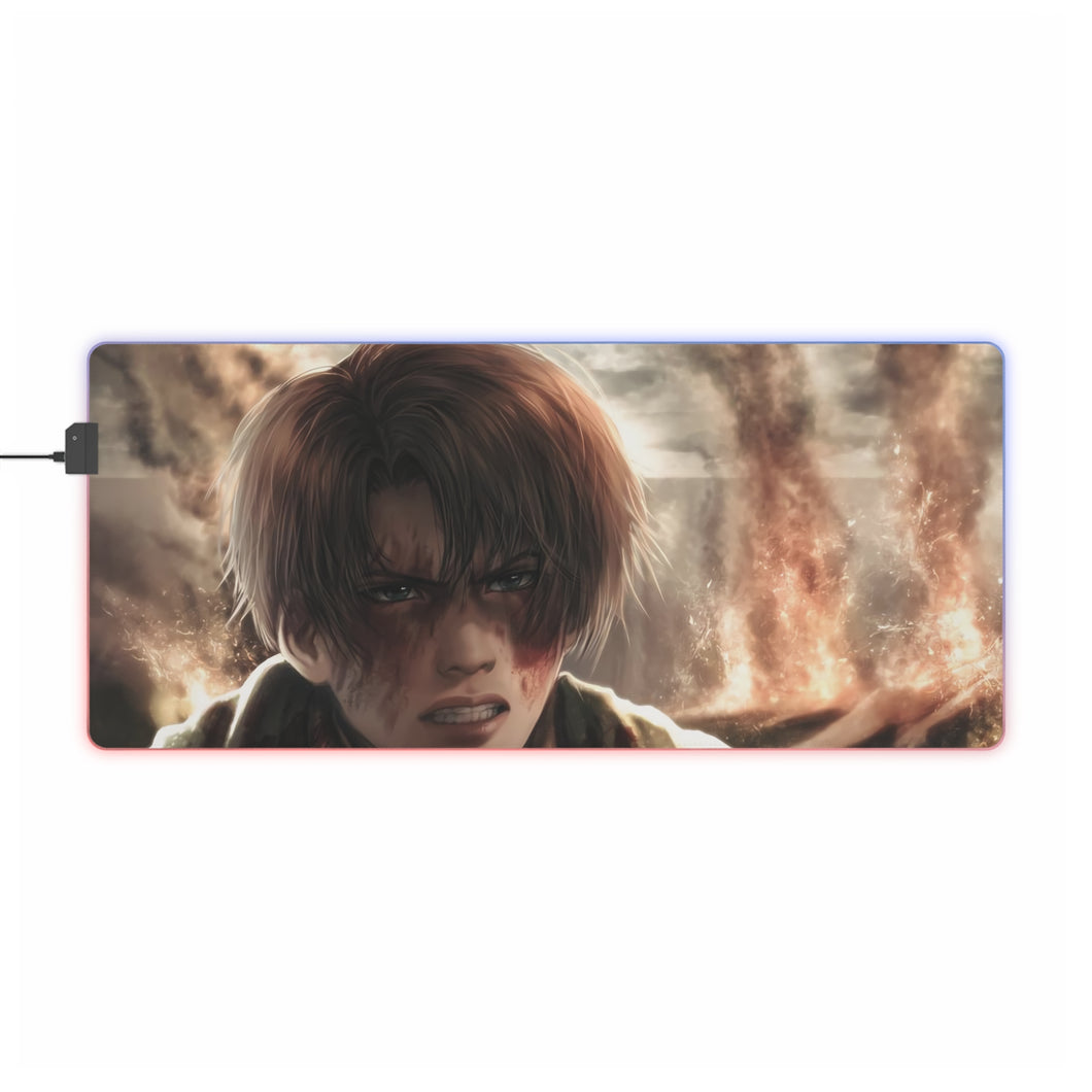 Levi Ackerman RGB LED Mouse Pad (Desk Mat)