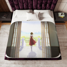 Load image into Gallery viewer, Mei Misaki Sherpa Blanket
