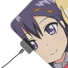 Load image into Gallery viewer, Gabriel DropOut Satanichia Kurumizawa Mcdowell, Gabriel Tenma White, Vignette Tsukinose April RGB LED Mouse Pad (Desk Mat)
