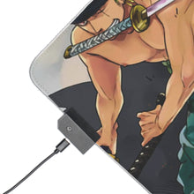 Load image into Gallery viewer, Roronoa Zoro and Sanji RGB LED Mouse Pad (Desk Mat)
