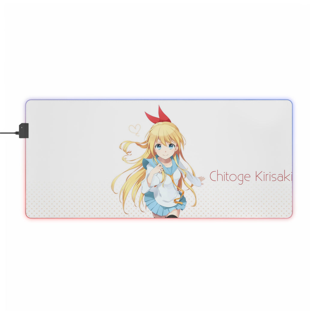 Nisekoi Chitoge Kirisaki RGB LED Mouse Pad (Desk Mat)