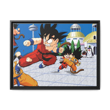 Load image into Gallery viewer, Goku Training on Kami Temple Canvas Framed Art Print
