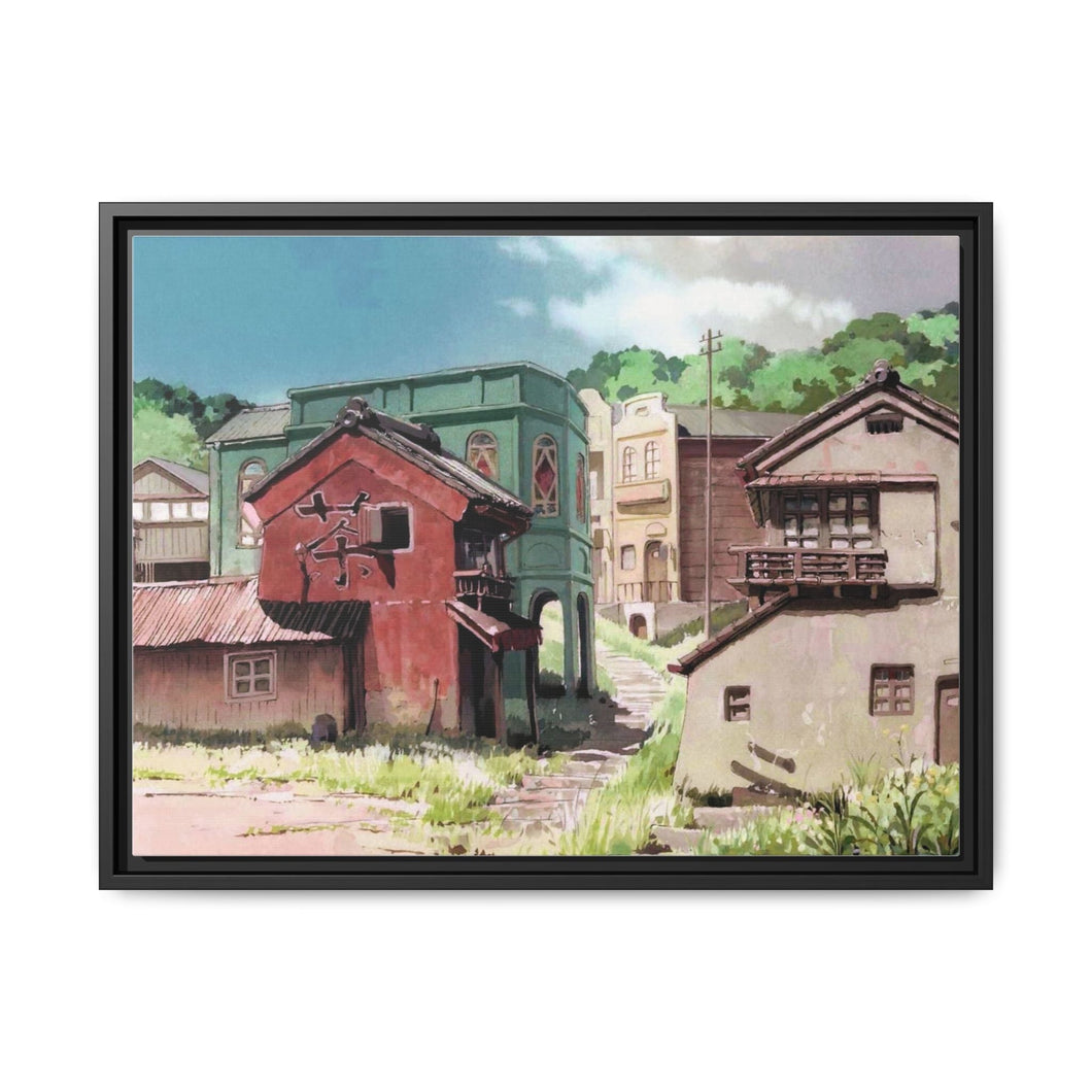 Anime Spirited Away Canvas Framed Art Print