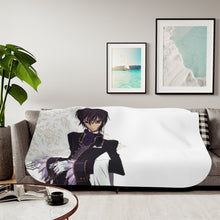 Load image into Gallery viewer, Code Geass Lelouch Lamperouge Sherpa Blanket
