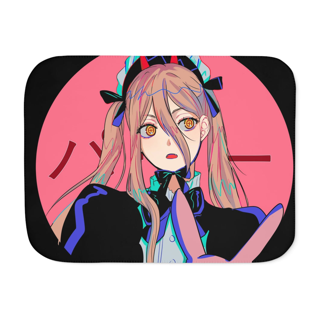 Anime Chainsaw Man Sherpa Blanket