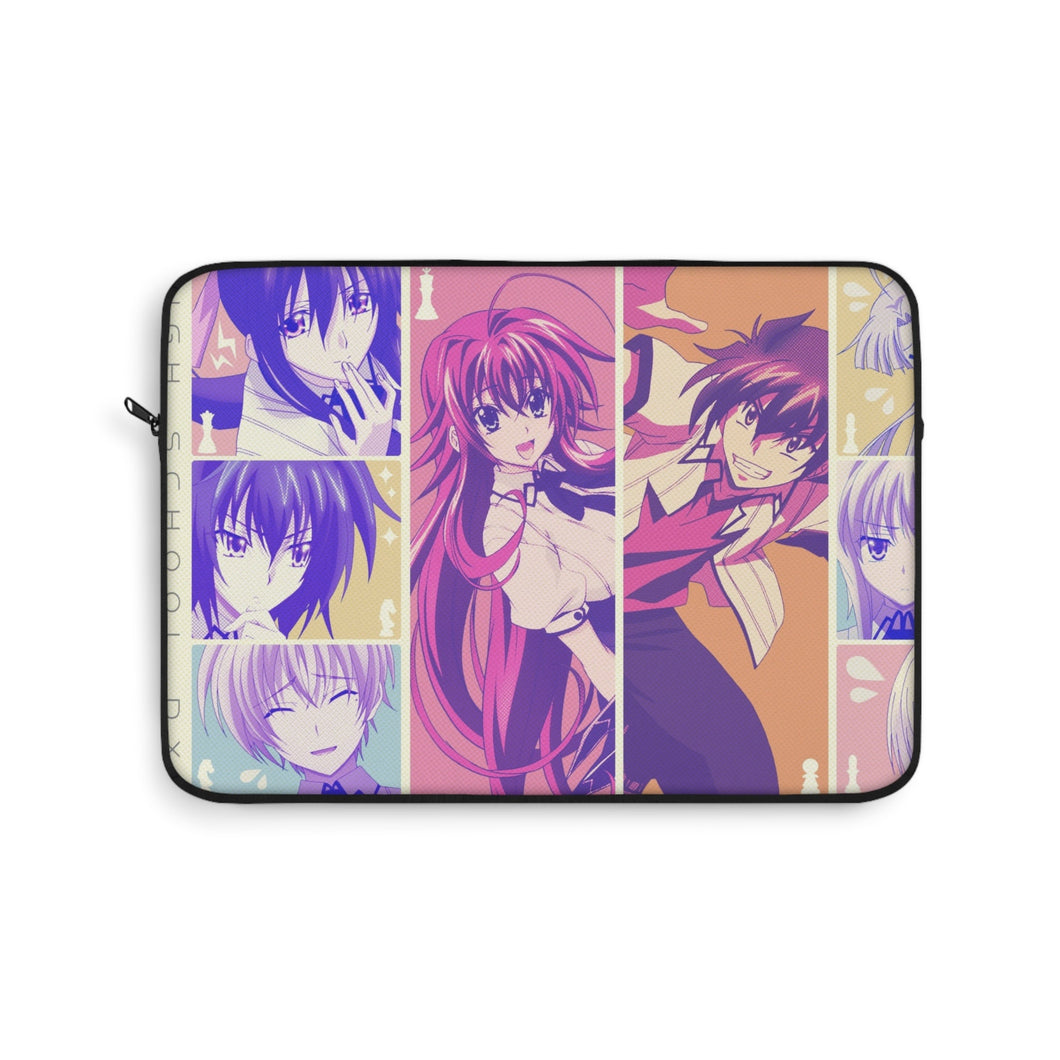High School DxD Rias Gremory, Akeno Himejima, Issei Hyoudou, Koneko Toujou, Asia Argento Laptop Sleeve