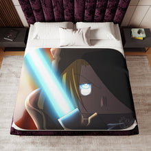 Load image into Gallery viewer, Fire Force Arthur Boyle Sherpa Blanket
